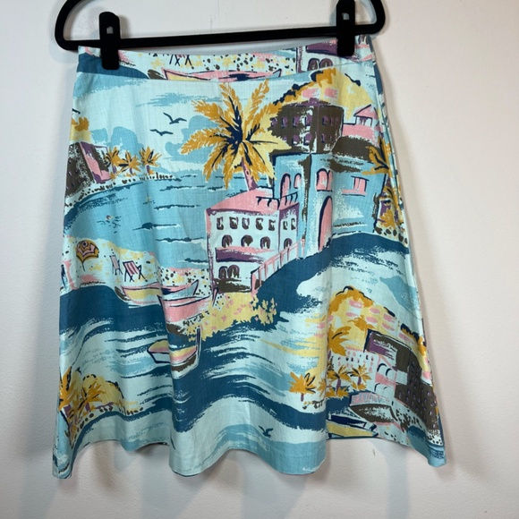 Boden Multicolor A-Line Skirt - Picture 7 of 12